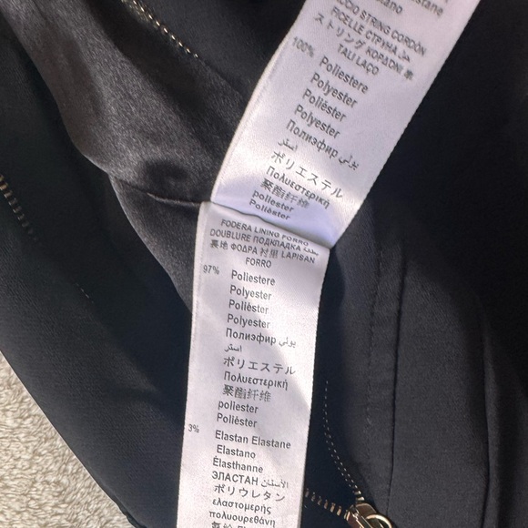 Elisabetta Franchi Bodycon Lace Up Back Cocktail Party Dress S Black Stretch Zip - Picture 12 of 16